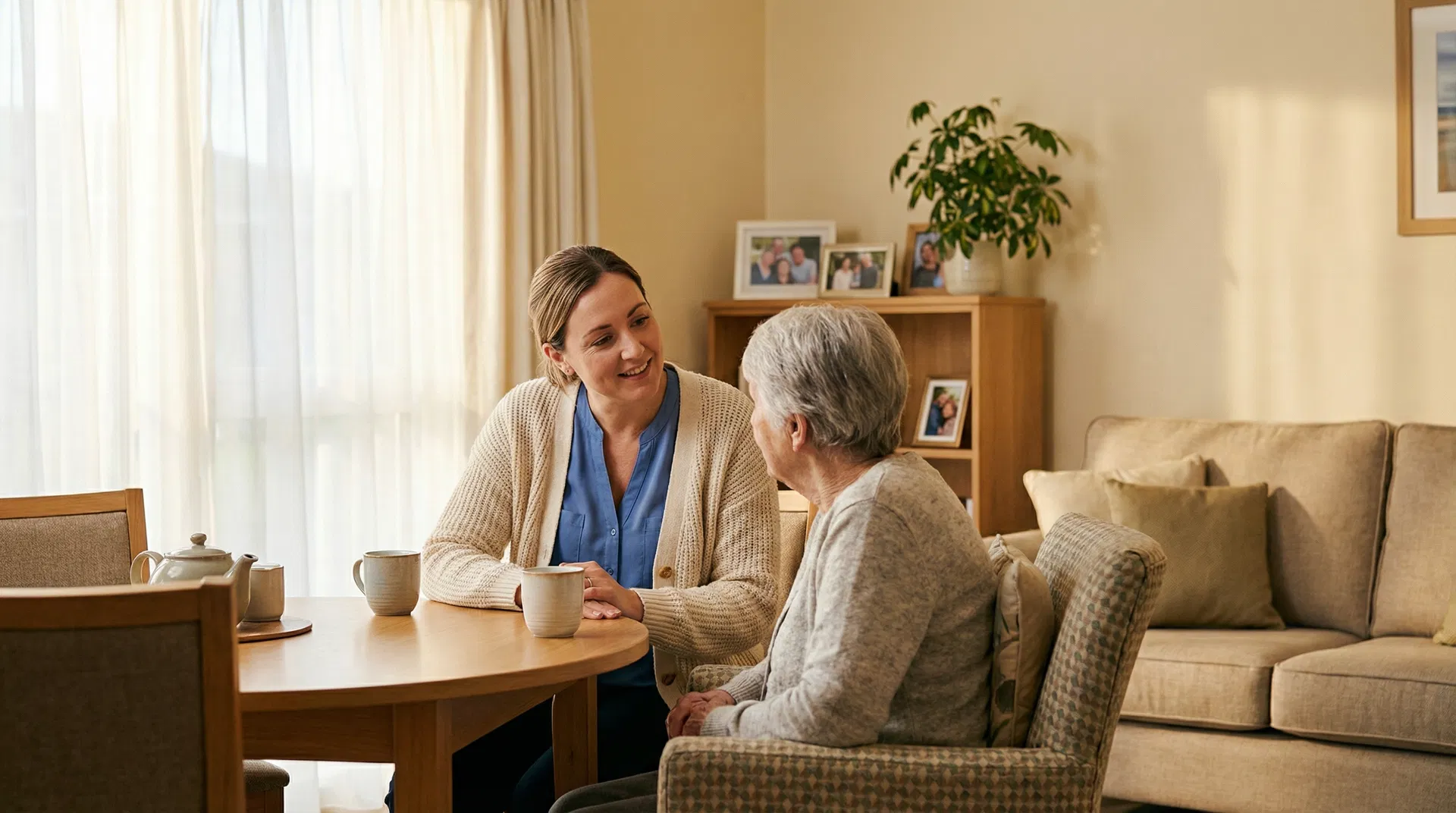 Adult social care team in a training session