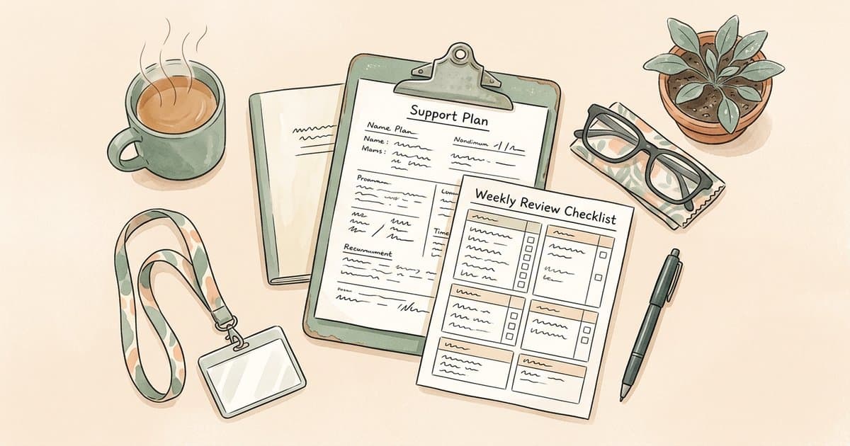 Positive behaviour support plan template for adult social care (with example) - featured image